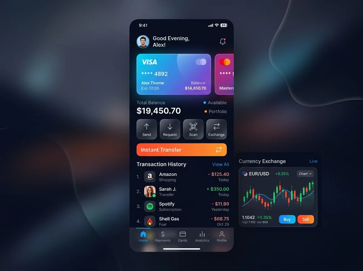 FinTech Mobile Banking & Wallet